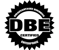 D-B-E, Disadvantaged Business Enterprise Certified